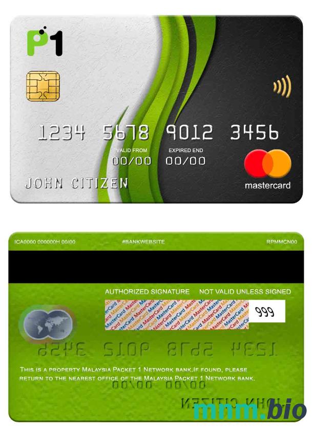Malaysia Packet 1 Network bank przykład karty mastercard w formacie PSD